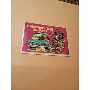 Vintage 1978 Donruss CB Convoy Sticker Trading Card CB  Feeding the Bears